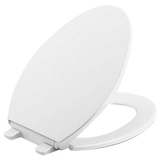 Kohler Brevia Slow Close Elongated White Plastic Toilet Seat