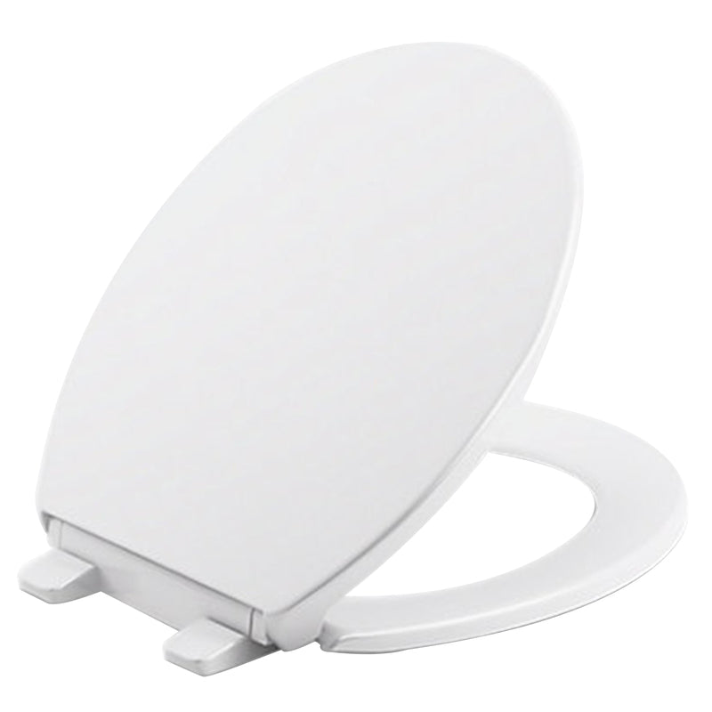 Kohler Brevia Slow Close Round White Plastic Toilet Seat