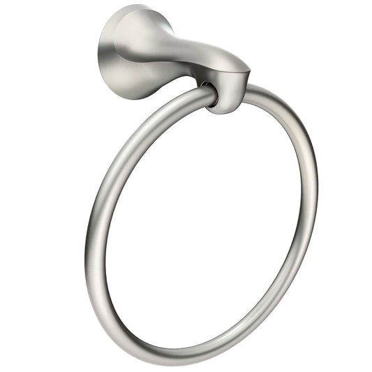 Moen Darcy Brushed Nickel Towel Ring Zinc