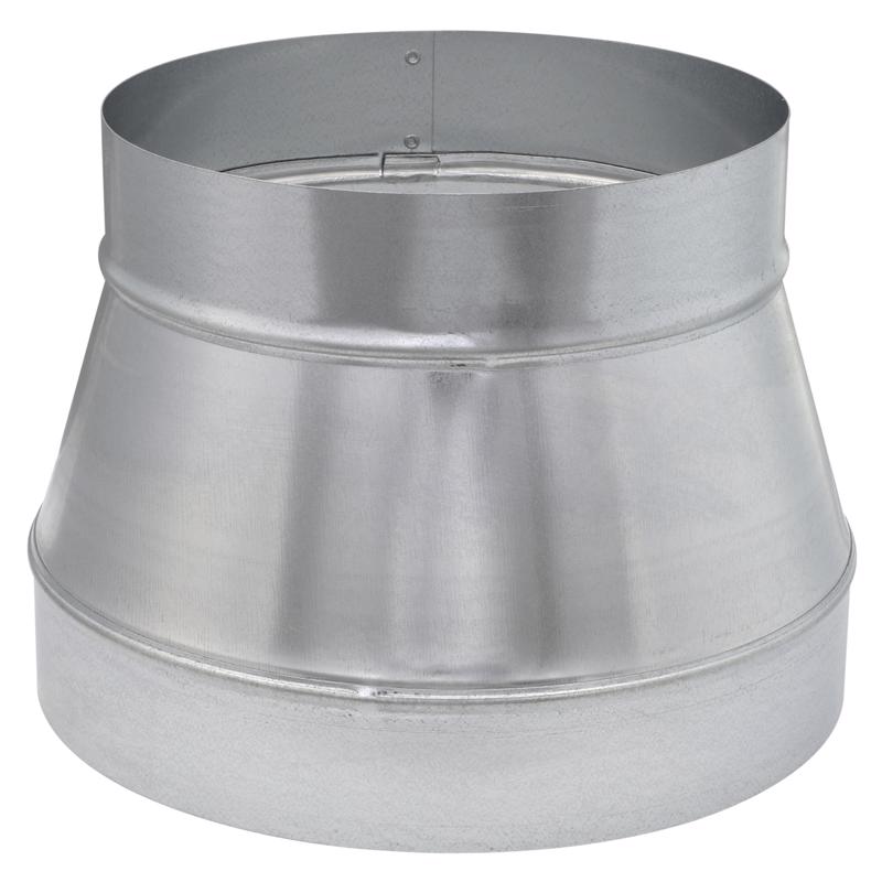 Imperial 10 in. D X 8 in. D Galvanized Steel Furnace Reducer and Increaser