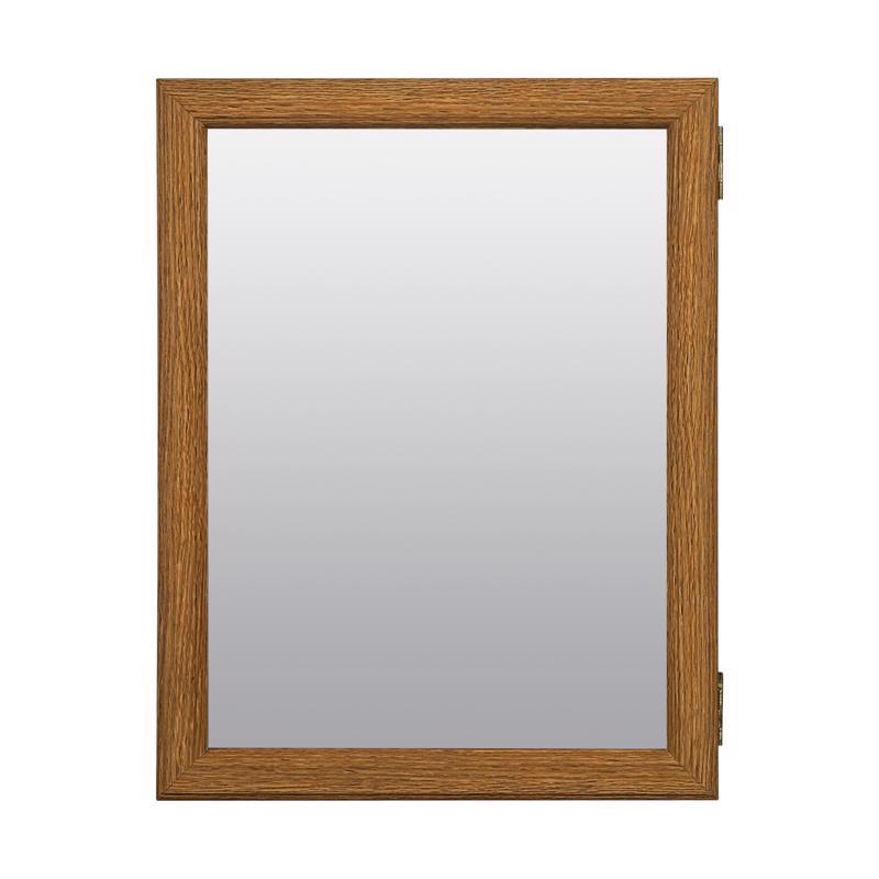 Zenna Home 19.25 in. H X 15.5 in. W X 4.5 in. D Rectangle Medicine Cabinet/Mirror