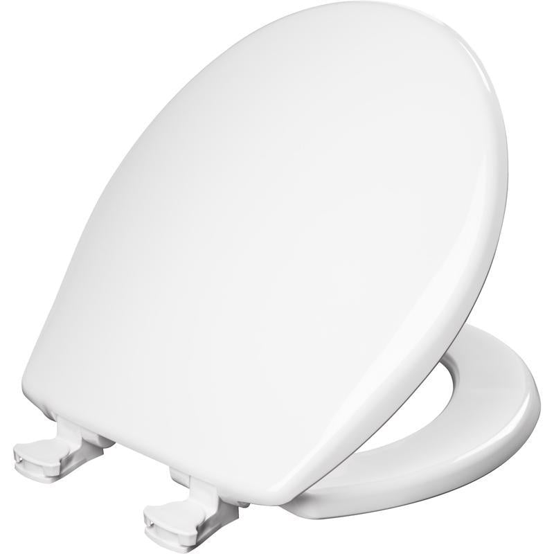 Bemis Round White Plastic Toilet Seat