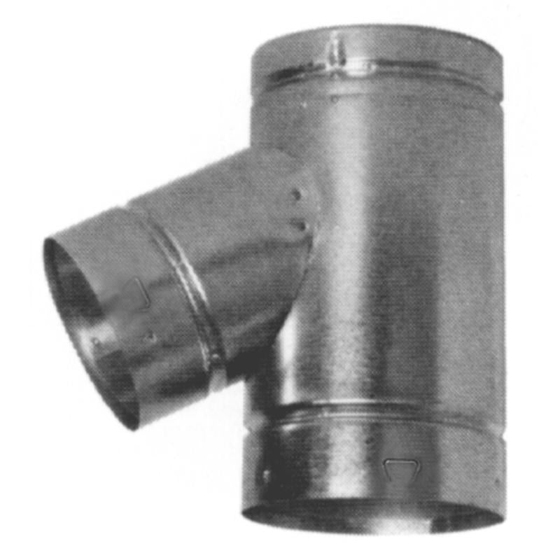 Selkirk 6 in. D X 11 in. L Aluminum/Galvanized Steel Double Wall Stove Pipe