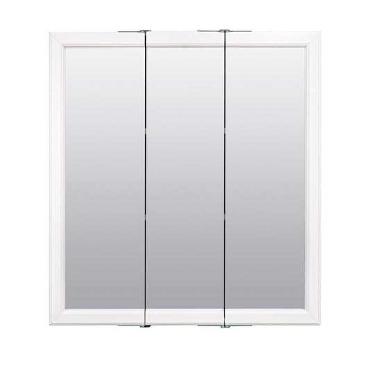 Zenna Home 26 in. H X 24 in. W X 4.5 in. D Rectangle Medicine Cabinet