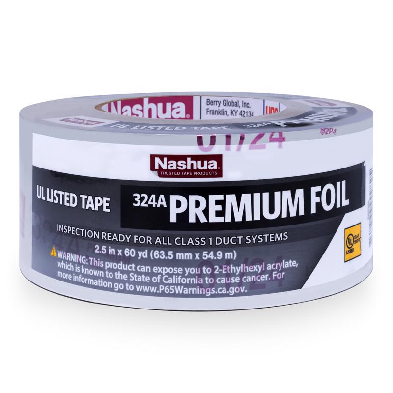 Nashua Premium 2.5 in. W X 60 yd L Silver Foil Tape