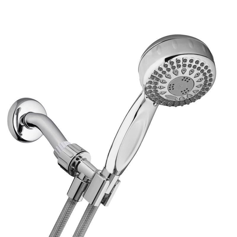 Waterpik PowerSpray Plus Chrome 5 settings Handheld Showerhead 1.8 gpm