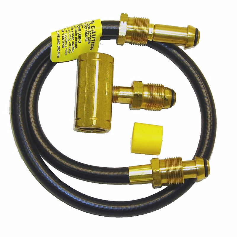 Mr. Heater 30 inch ft. L Brass/Plastic Two Tank Hook Up Kit