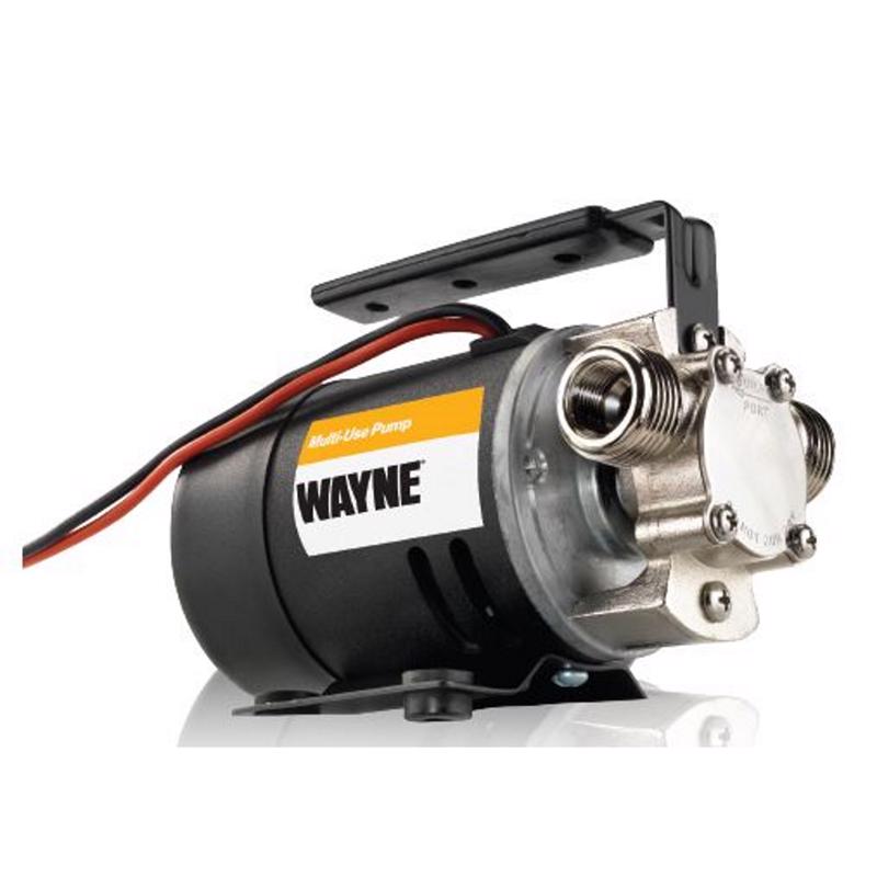 Wayne 1/8 HP 350 gph Chrome Plated Bronze Switchless Switch Bottom DC Transfer Pump