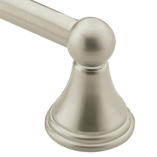 Moen Preston Brushed Nickel Towel Bar 24 in. L Aluminum