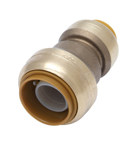 SharkBite Push to Connect 1 in. PTC X 3/4 in. D PTC Brass Reducing Coupling