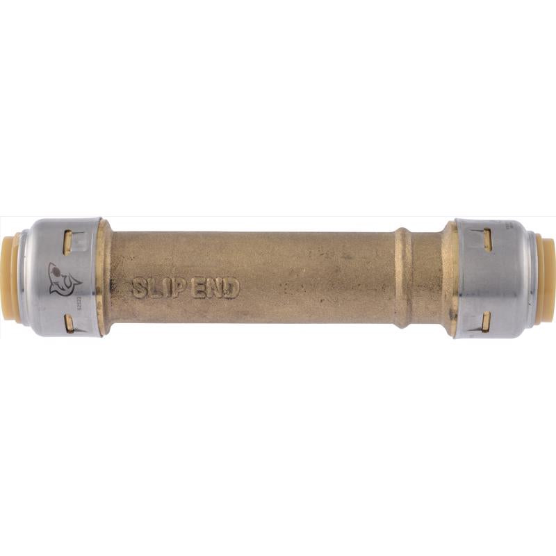 SharkBite Push to Connect 1/2 in. Push X 1/2 in. D Push Brass Slip Coupling