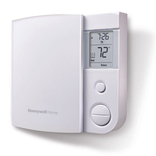 Honeywell Home Heating and Cooling Push Buttons Programmable Baseboard Thermostat