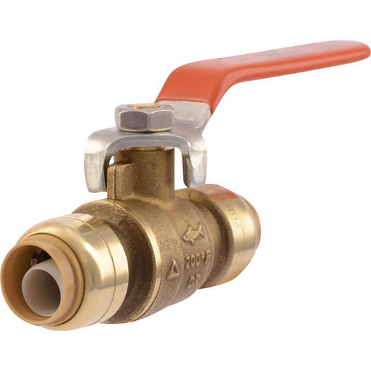 SharkBite 1/2 in. Brass Push Fit Ball Valve Lever For Potable Water