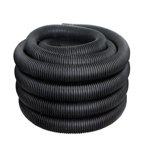 Advanced Drainage Systems 4 in. D X 100 ft. L Polyethylene Slotted Single Wall Perforated Drain Pipe