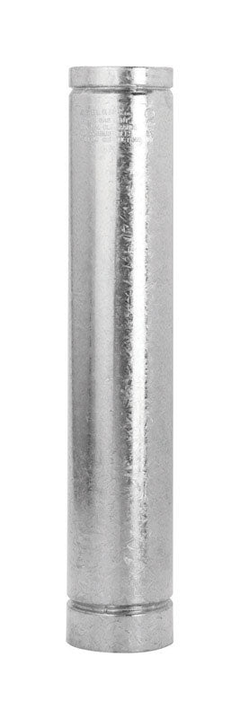 Selkirk 3 in. D X 24 in. L Aluminum Round Gas Vent Pipe