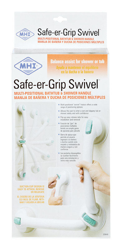 Safe-er-Grip 7.8 in. L Plastic Grab Bar