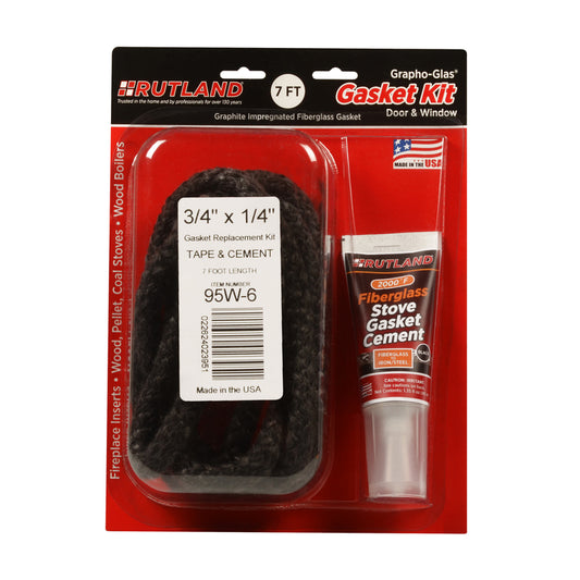 Rutland Grapho-Glas Cement/Fiberglass Flat Gasket Kit