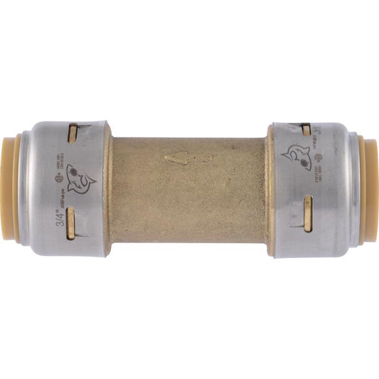 SharkBite 3/4 in. D X 3/4 in. D Brass Spring Loaded Check Valve