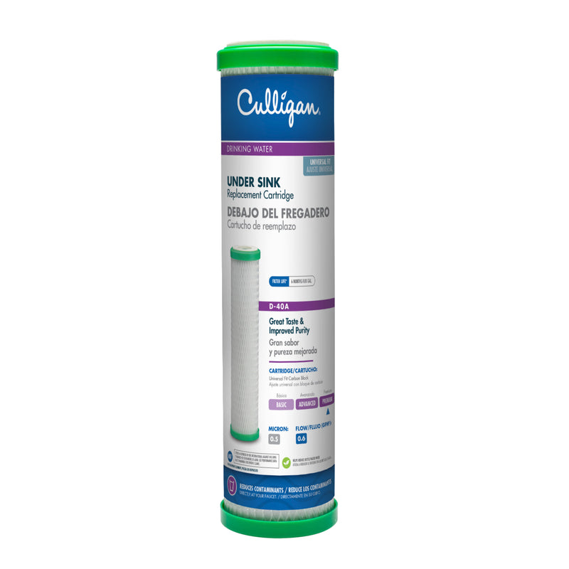 Culligan Under Sink Drinking Water Filter For Culligan US-600A & US-600