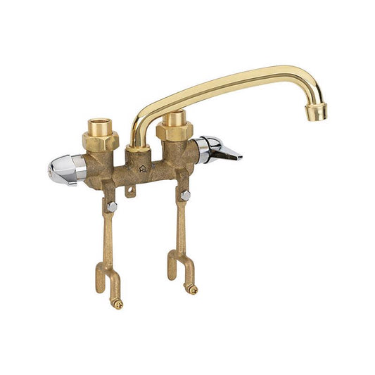 Homewerks Brass Two-Handle Bathroom Sink Faucet 3 3/8 in.