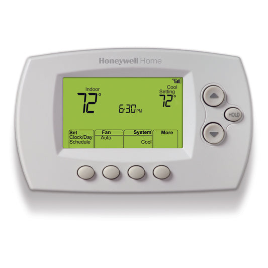 Honeywell Home Built In WiFi Heating and Cooling Push Buttons Programmable Thermostat