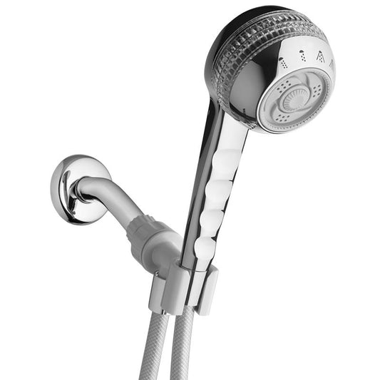 Waterpik PowerSpray Plus Chrome 4 settings Handheld Showerhead 1.8 gpm