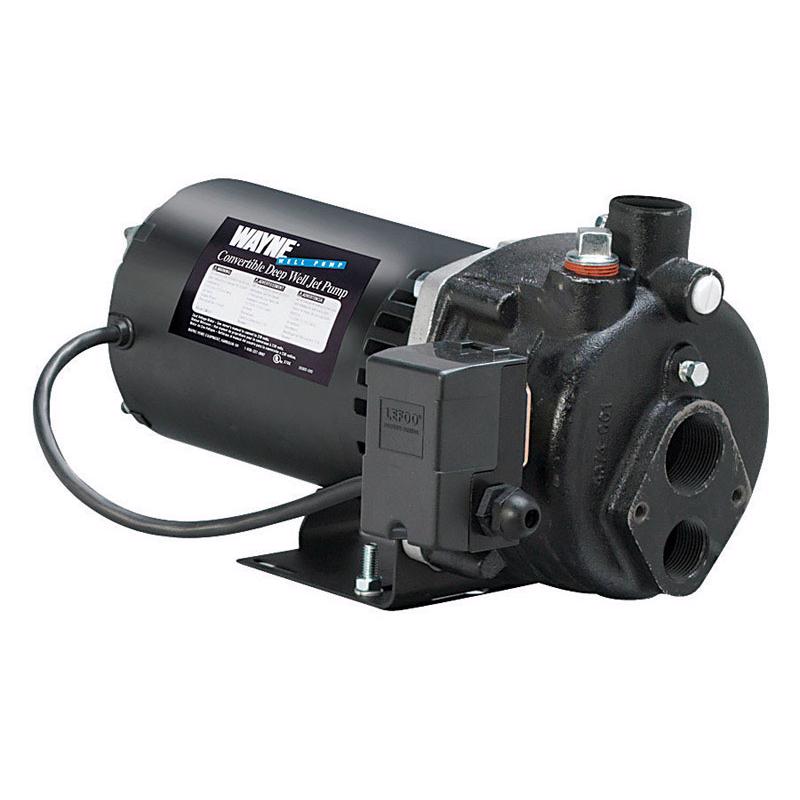 Wayne 3/4 HP 7.7 gph Cast Iron Convertible Jet Well Pump