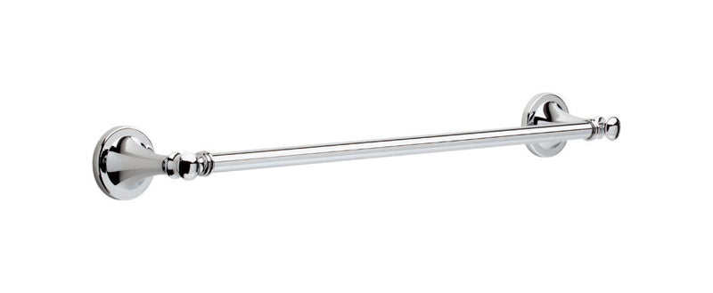 Delta Silverton Polished Chrome Towel Bar 18 in. L Die Cast Zinc