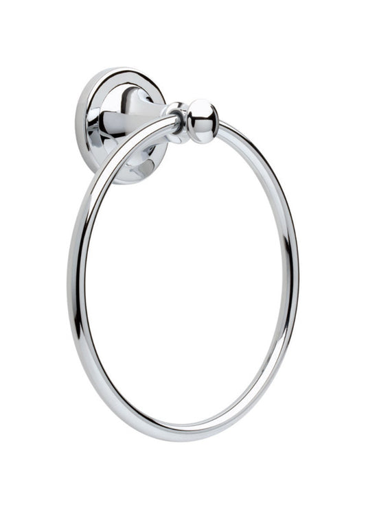 Delta Silverton Polish Chrome Towel Ring Die Cast Zinc