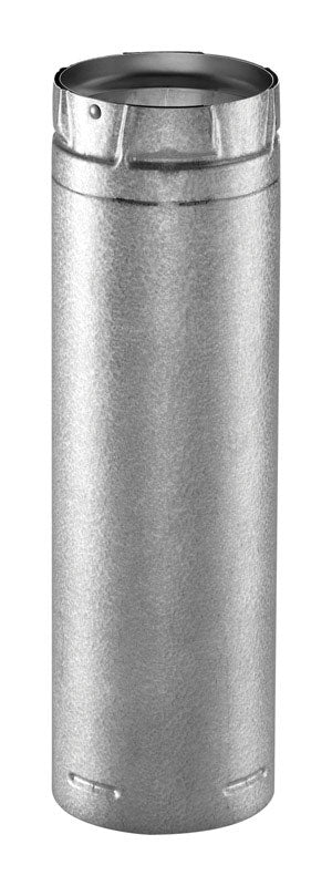 DuraVent 3 in. D X 12 in. L Stainless Steel Double Wall Stove Pipe