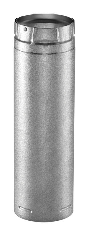 DuraVent PelletVent 4 in. D X 36 in. L Galvanized Steel Double Wall Stove Pipe