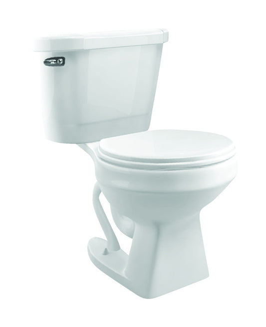 Cato Jazmin 1.28 gal White Round Complete Toilet