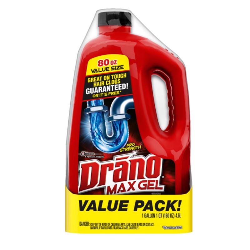 Drano Professional Strength Gel Drain Clog Remover 160 oz