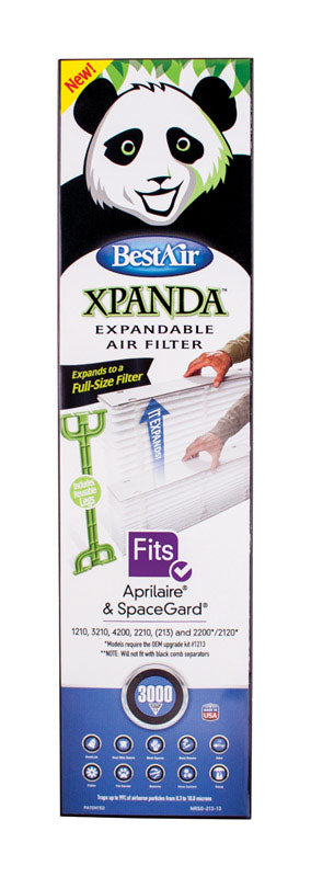 BestAir XPANDA 20 in. W X 25 in. H X 4 in. D 13 MERV Pleated Air Filter 1 pk