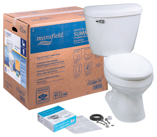 Mansfield Summit 1.28 gal Round Complete Toilet