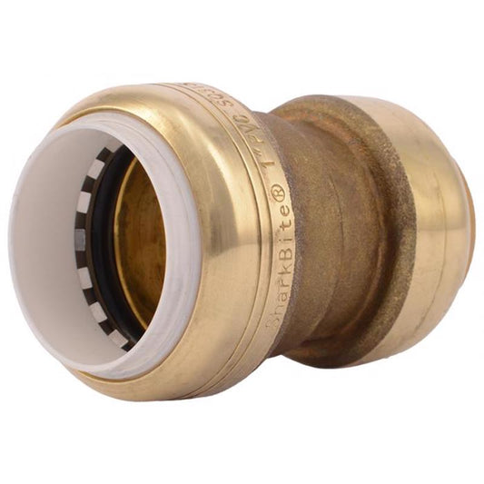 SharkBite Push to Connect 1 in. IPS X 1 in. D CTS Brass Coupling