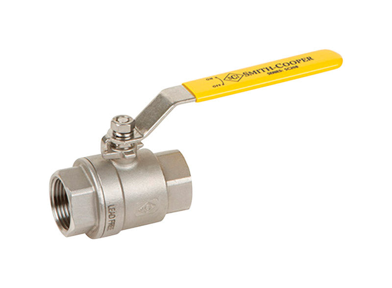 Smith Cooper 3/4 in. 304 Stainless Steel FIP Ball Valve Full Port Lever