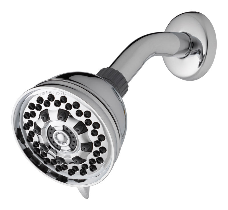 Waterpik PowerPulse Chrome 6 settings Showerhead 1.8 gpm