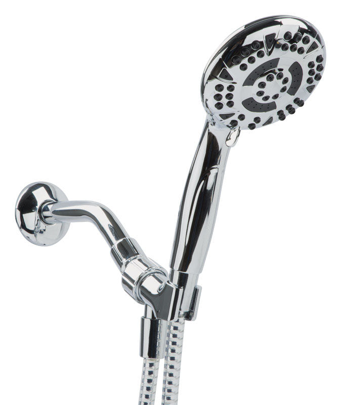 OakBrook Chrome PVC 5 settings Handheld Showerhead 1.8 gpm