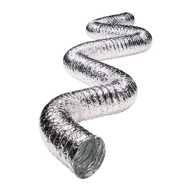 Deflect-O Supurr-Flex 20 ft. L X 4 in. D Silver Aluminum Dryer Transition Duct