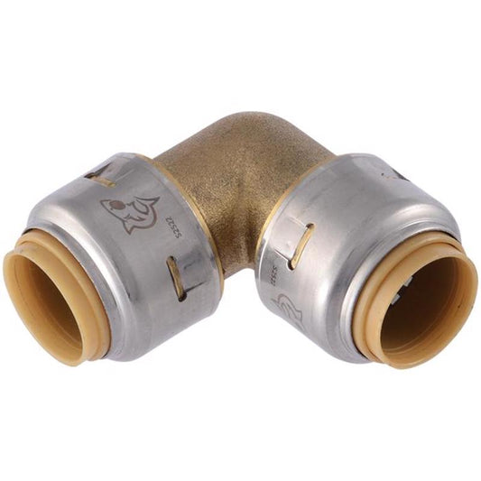 SharkBite Push to Connect 3/4 in. PTC X 3/4 in. D Brass 90 Degree Elbow