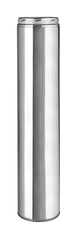 Selkirk Sure-Temp 8 in. D X 48 in. L Stainless Steel Chimney Pipe