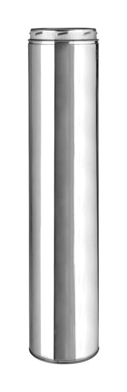 Selkirk Sure-Temp 6 in. D X 48 in. L Stainless Steel Chimney Pipe