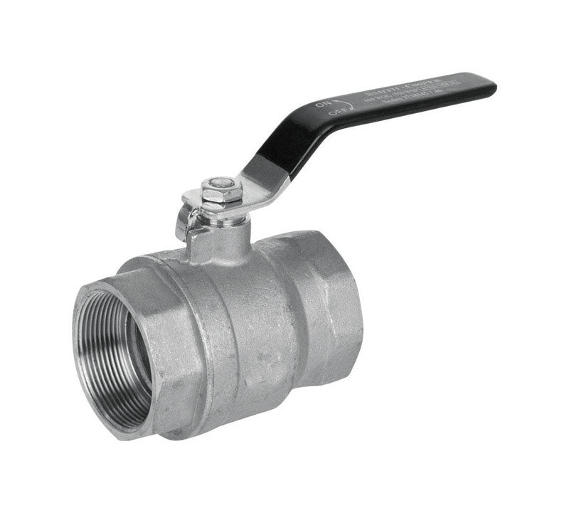 Smith Cooper 1 in. Stainless Steel FIP Ball Valve Full Port Lever