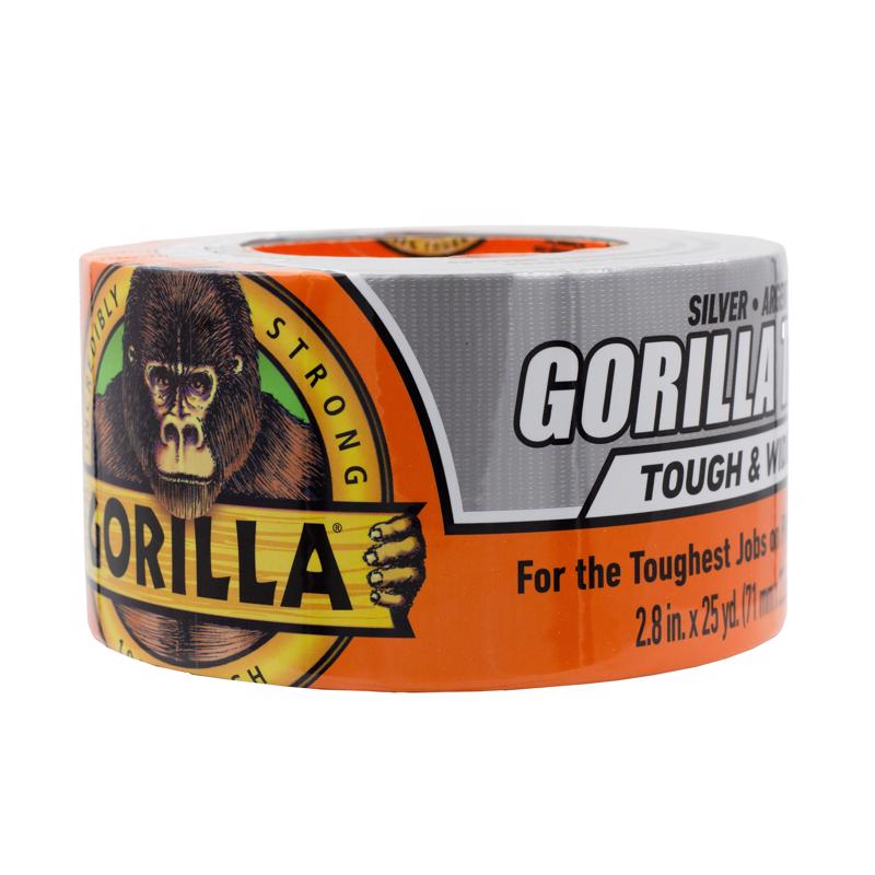 Gorilla 2.88 in. W X 25 yd L Silver Duct Tape