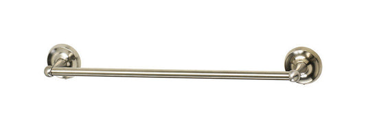 OakBrook Brushed Nickel Towel Bar 24 in. L Zinc