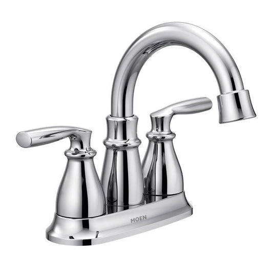 Moen Hilliard Chrome Bathroom Faucet 4 in.