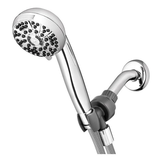 Waterpik PowerPulse Chrome Six settings Handheld Showerhead 1.8 gpm