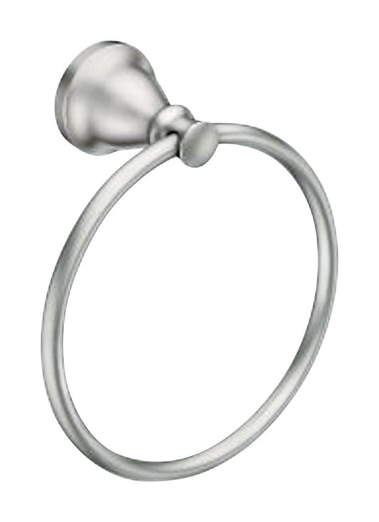 Moen Hilliard Brushed Nickel Towel Ring Metal