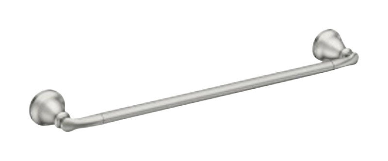 Moen Hilliard Brushed Nickel Towel Bar 18 in. L Metal